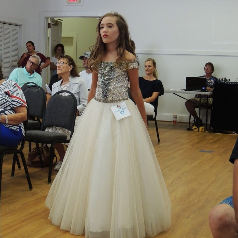 Tiffany Designs pageant gown